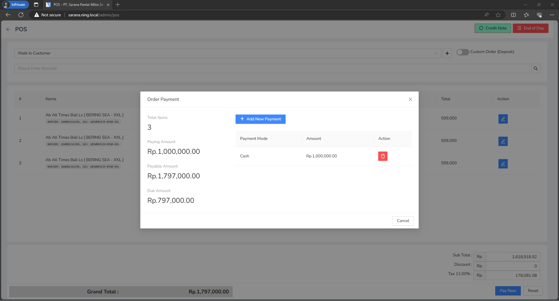 Single Payment