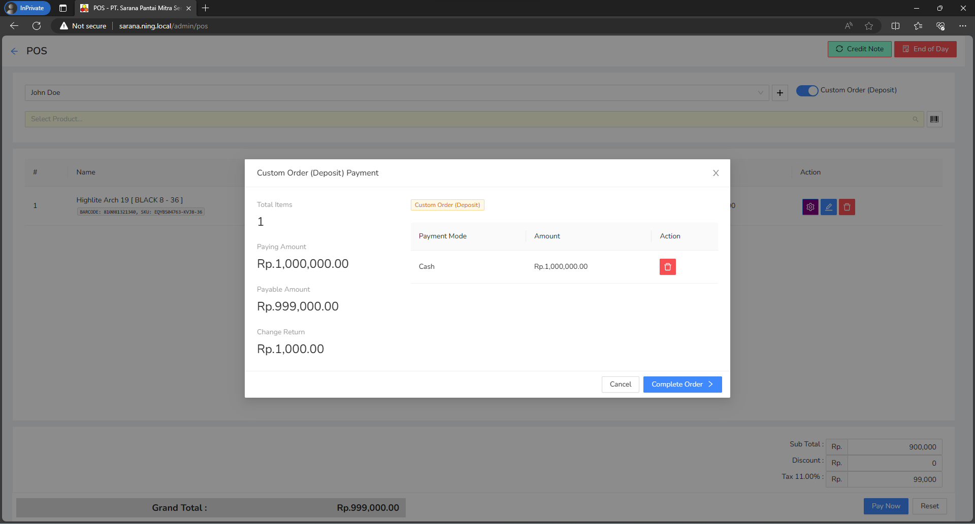 Payment List
